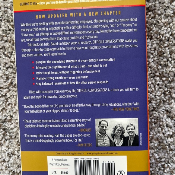 Difficult Conversations Book - Picture 2 of 2
